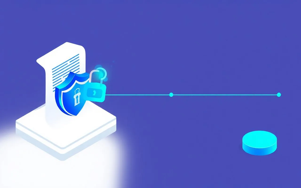 Access documents securely โ DeskCentral mobile illustration